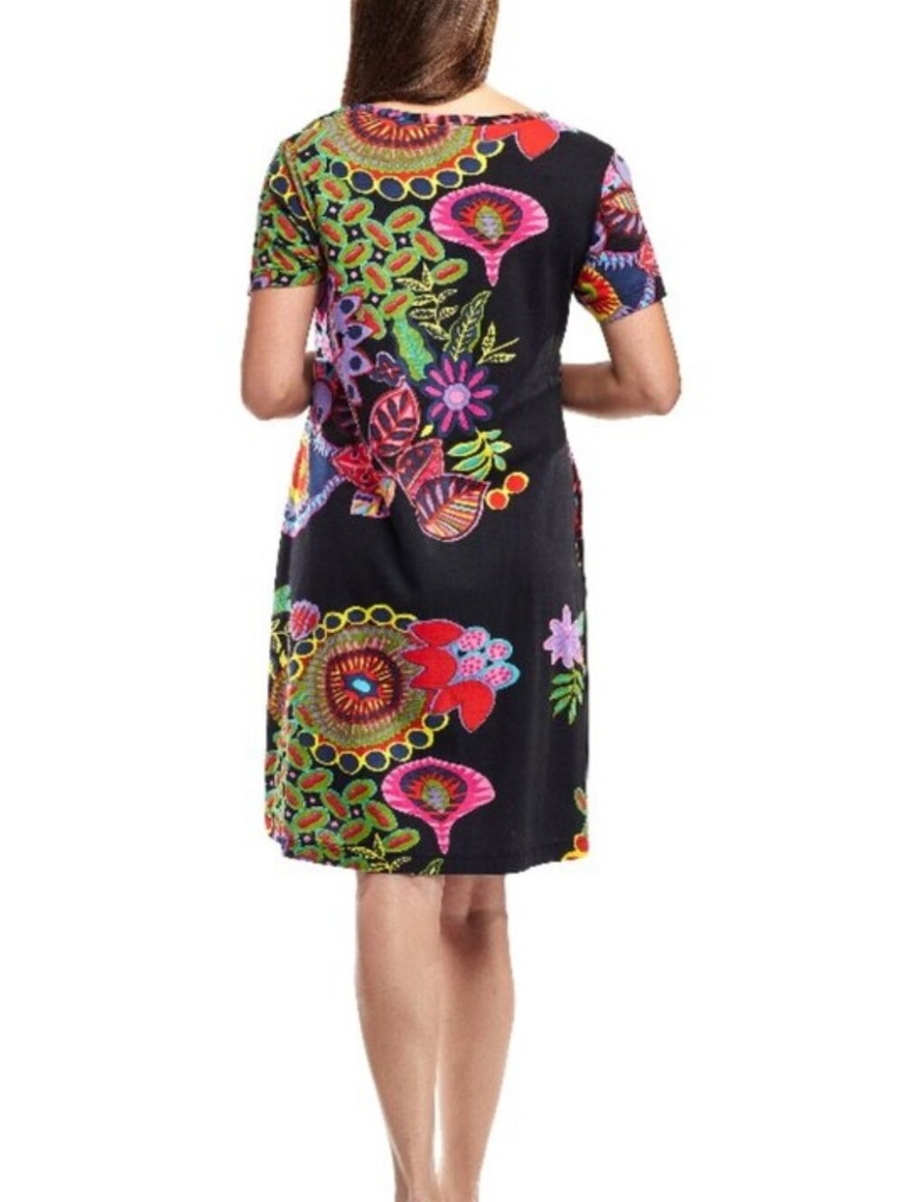 La Cera Cotton Floral Pocket Dress Women's Size Medium - Picture 2 of 6